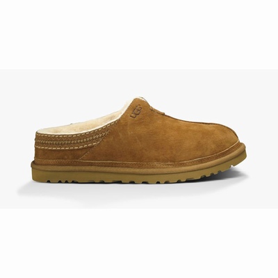 Chinelos UGG Neuman Homem Marrom | PT-LVRMG